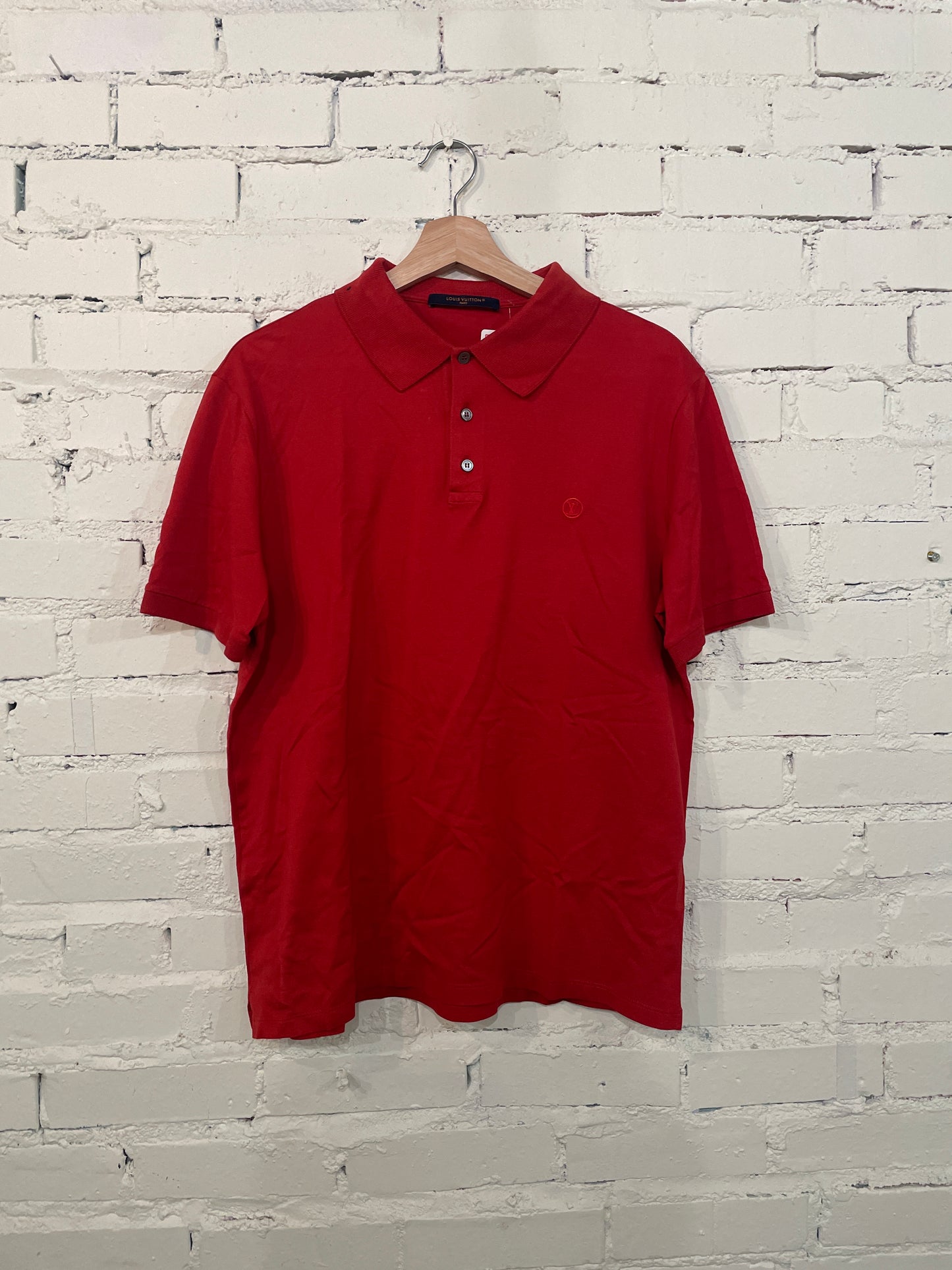 Louis Vuitton Red Polo - XL