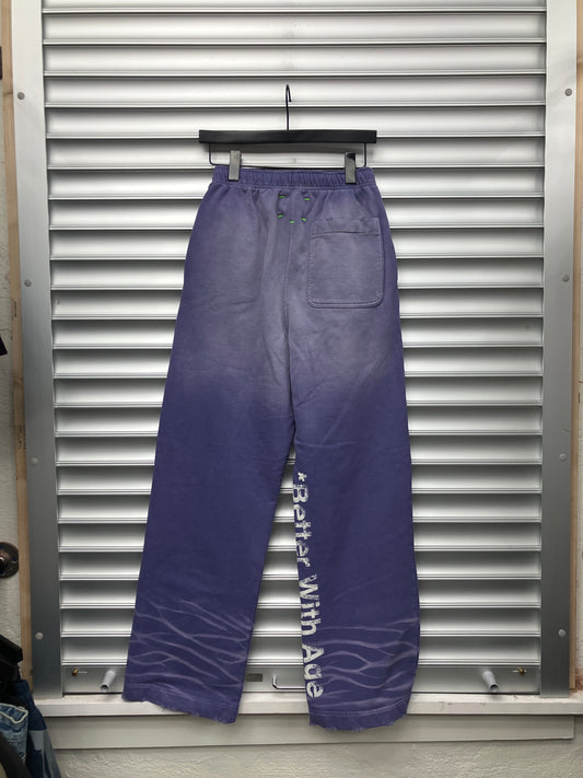 Better With Age Purple Sweatpants - Small