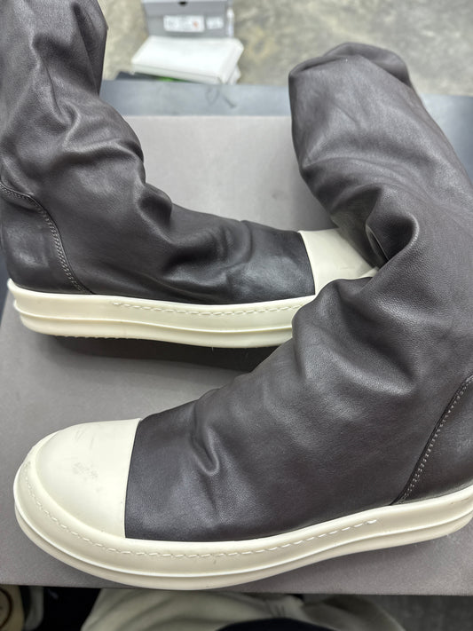 Rick Owen High Stocking Dark Dust (U) - 38