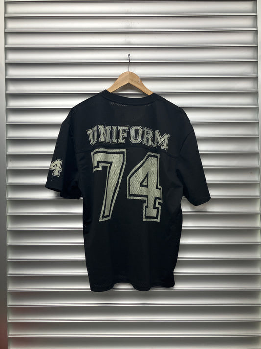 74 Black Mesh Jersey - L*
