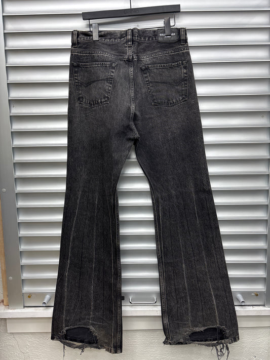 Balenciaga Lost Tape Flare Denim - S**