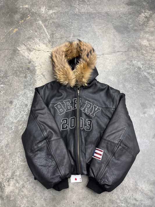 Raspberry Hills Leather Jacket - Small