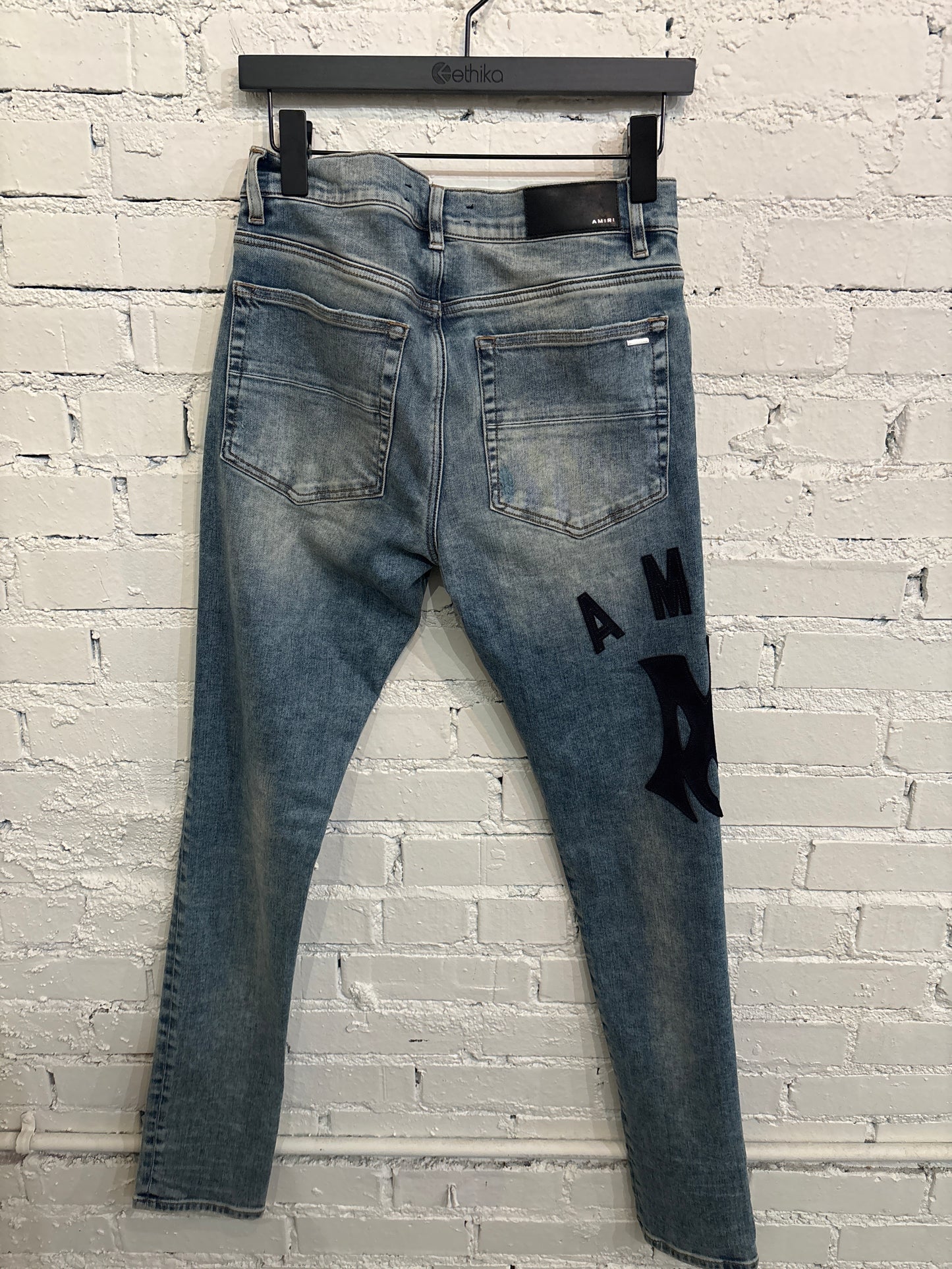 Amiri Blue Patch Denim - 30