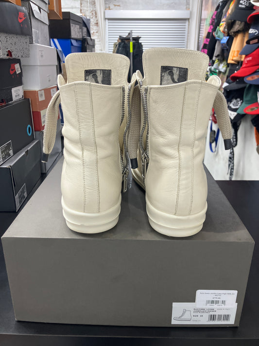 Rick Owen Jumbo Lace High Milk (U) - 45(12)