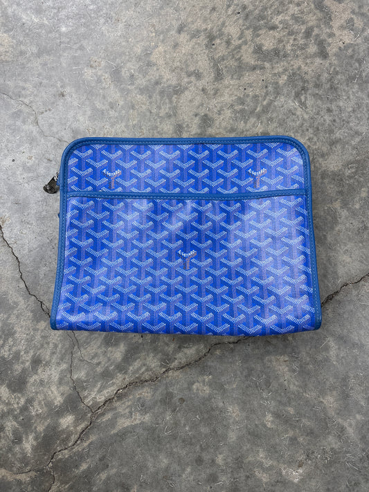 Goyard Blue Pouch **