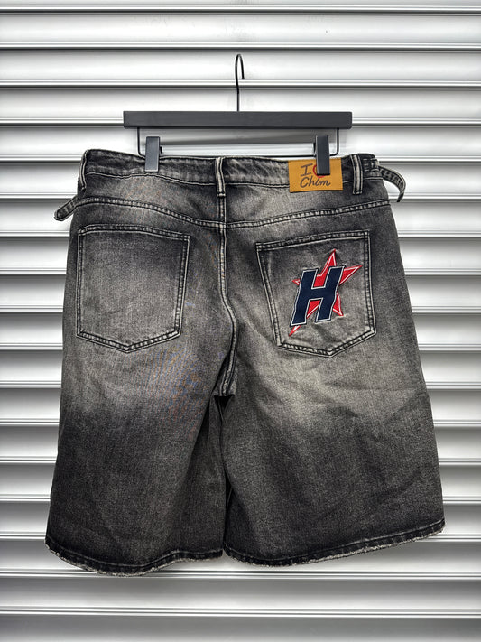 HMDD Rhinestone Shorts - L*