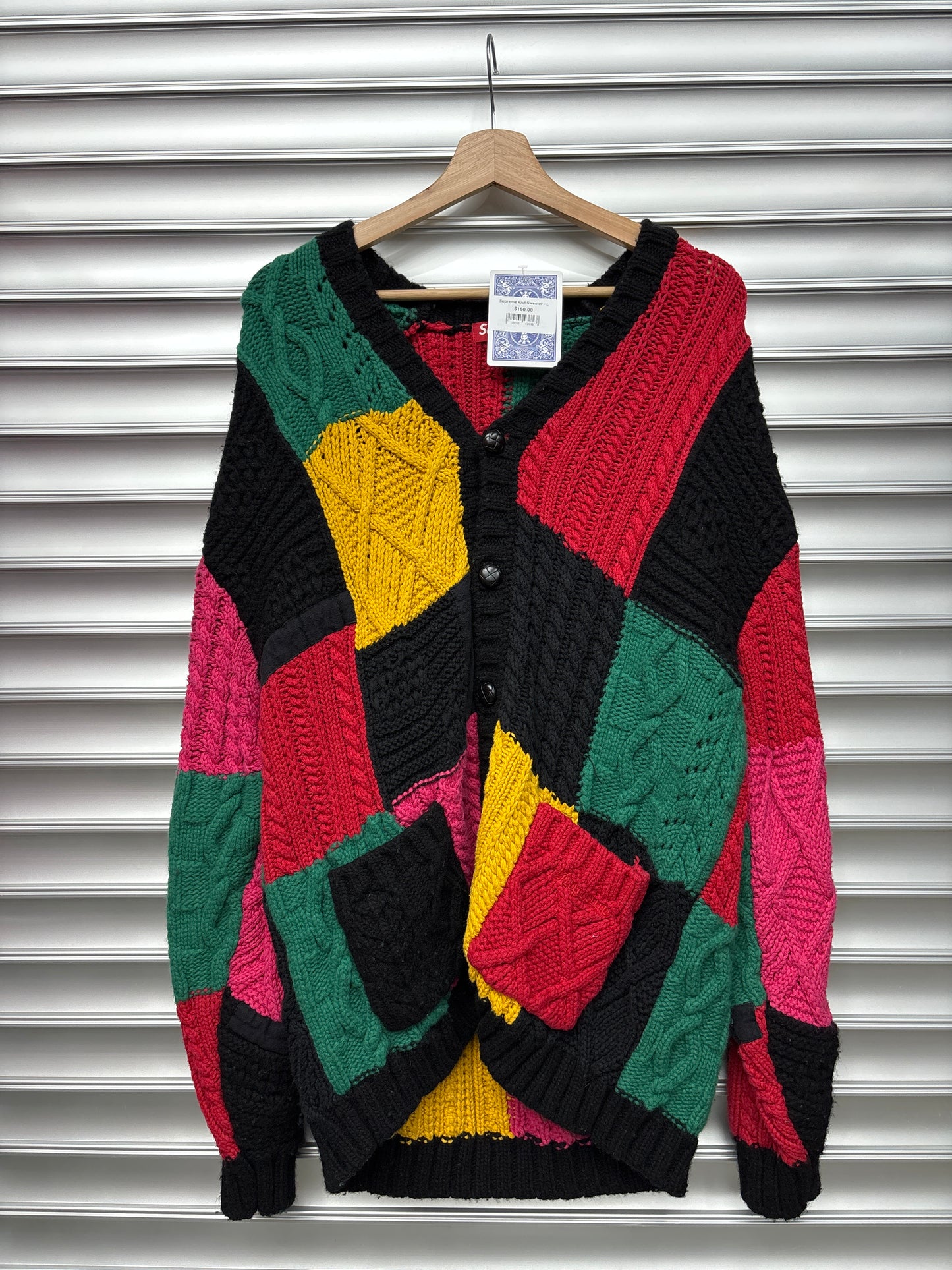 Supreme Knit Sweater - L
