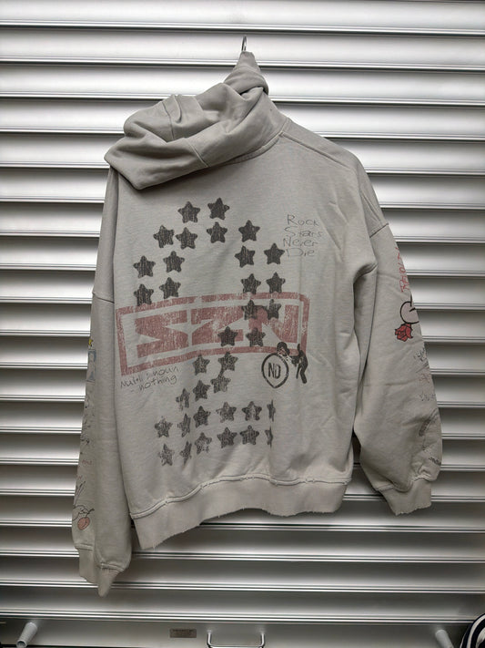 Nulli Sketch Grey Hoodie - S