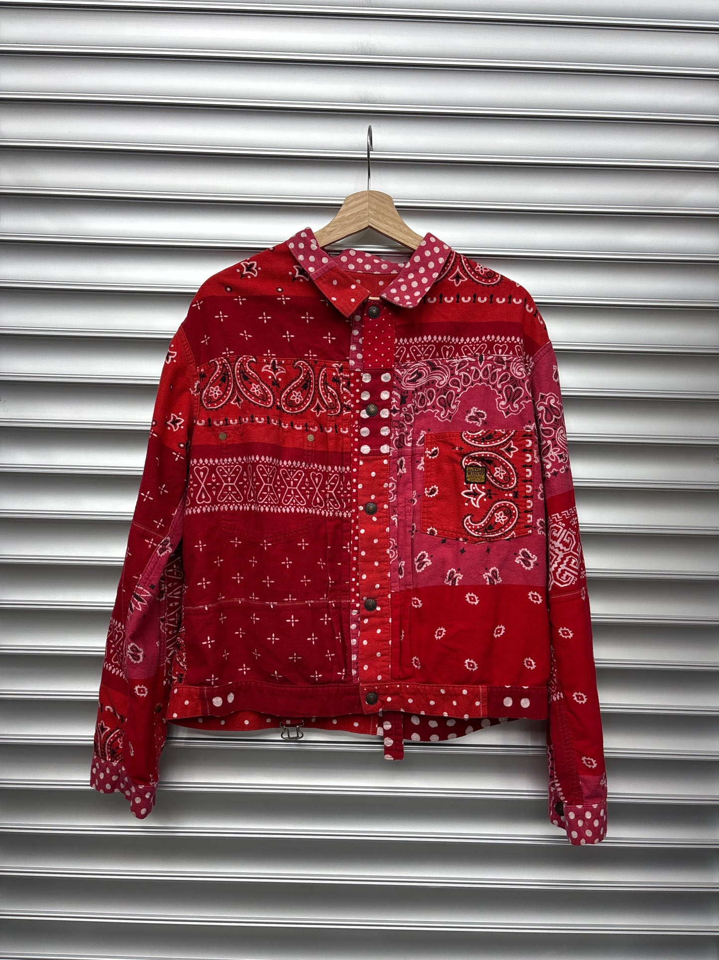 Kapital Red Bandana Button Up - 4