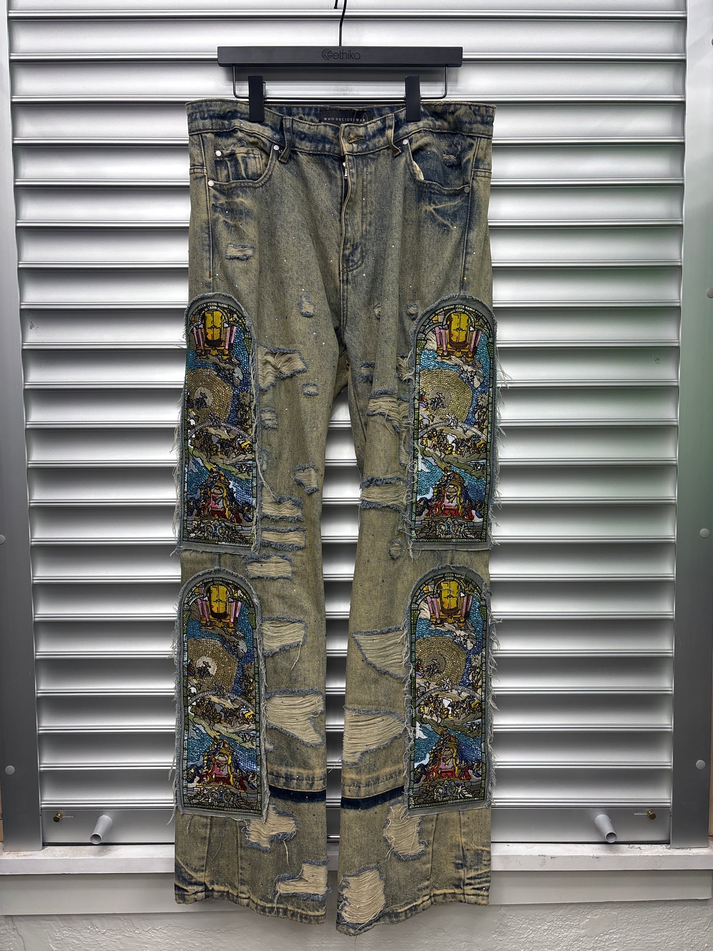 Who Decides War Rhinestone Denim - 34