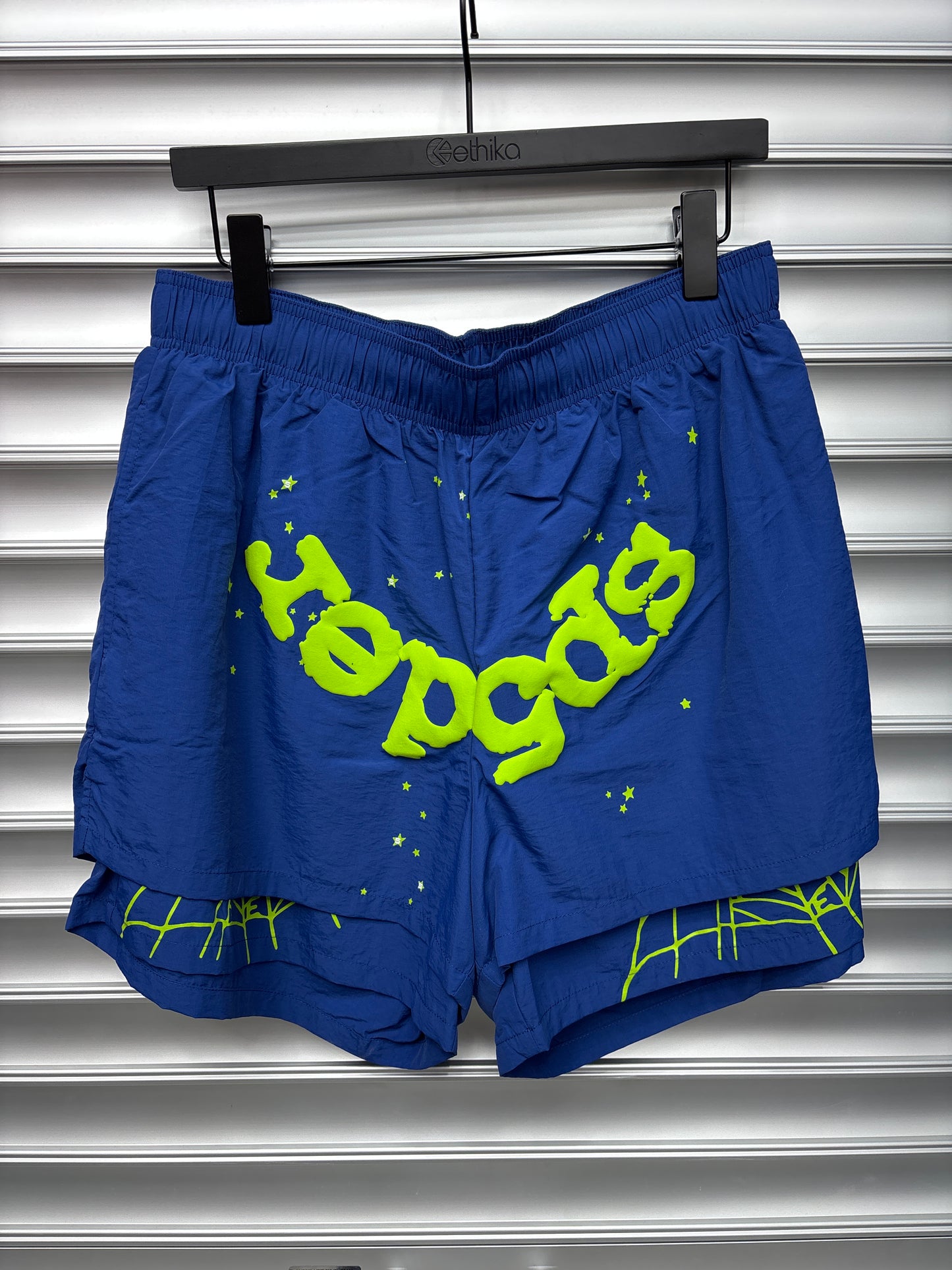 Spider Blue Shorts - L