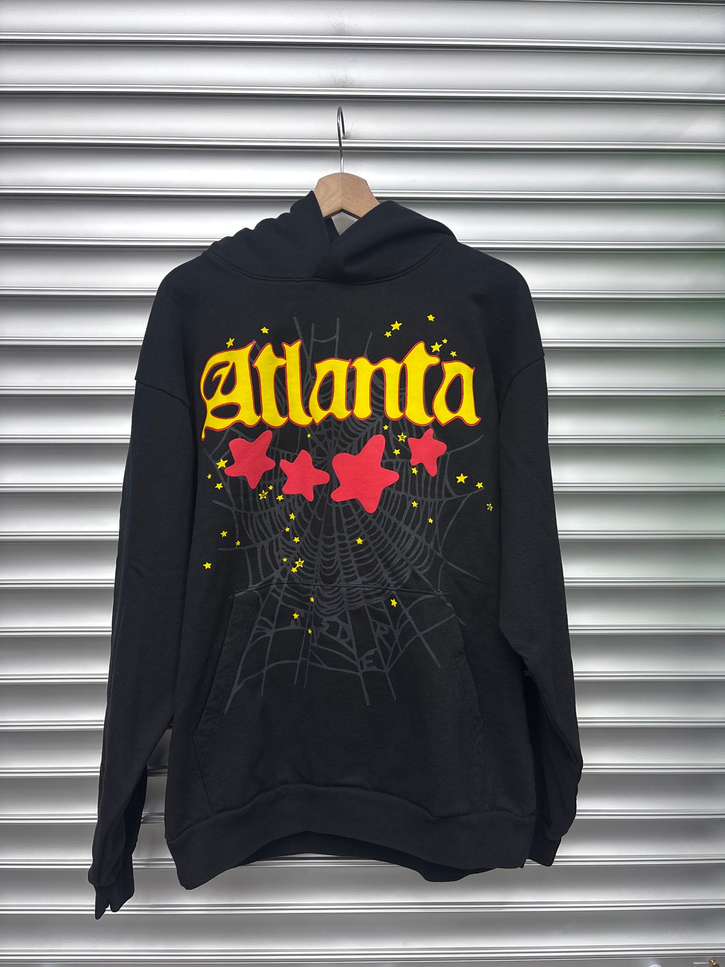 Spider Atlanta Black Hoodie - L