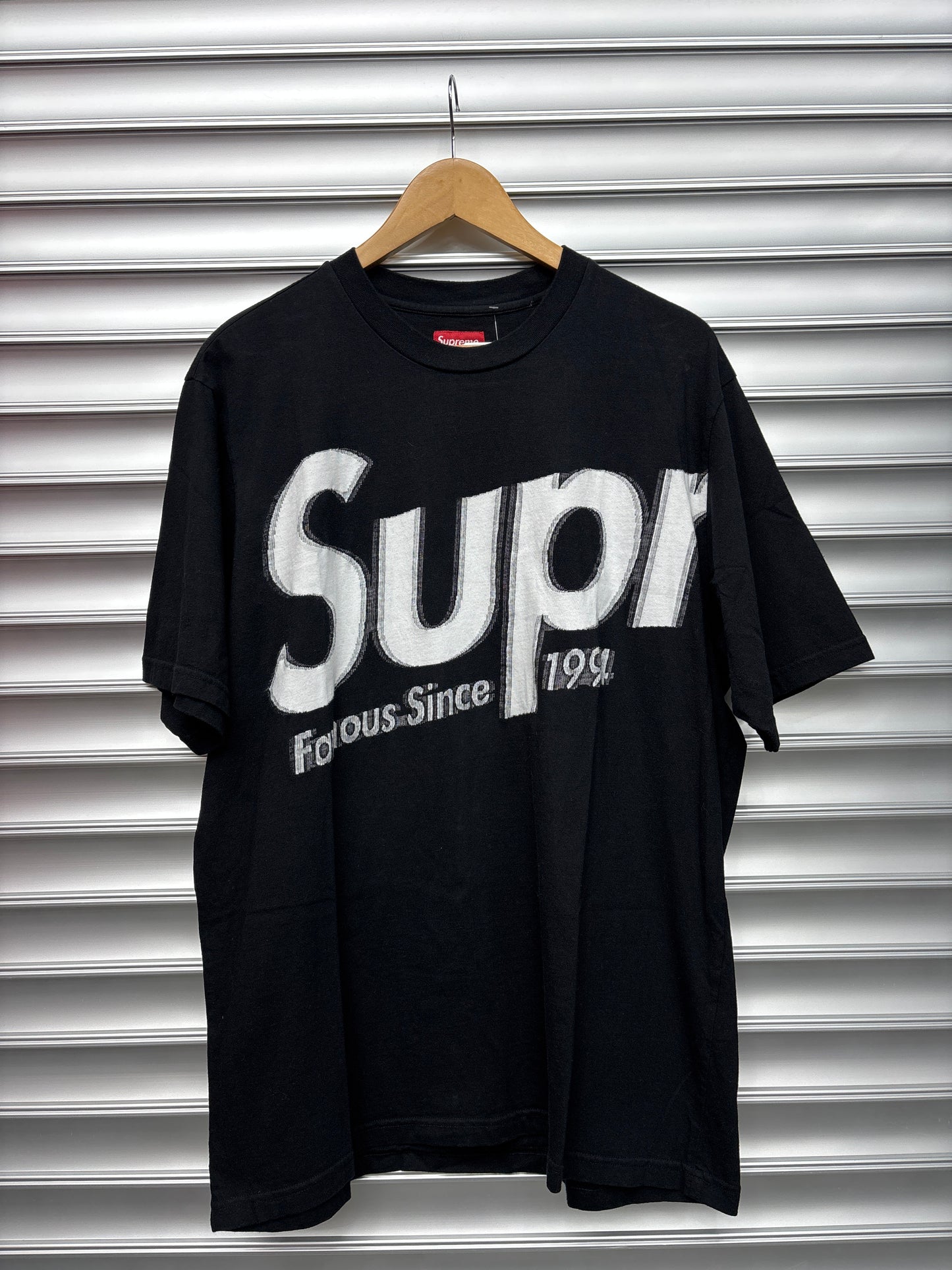 Supreme 3D Black Tee - L