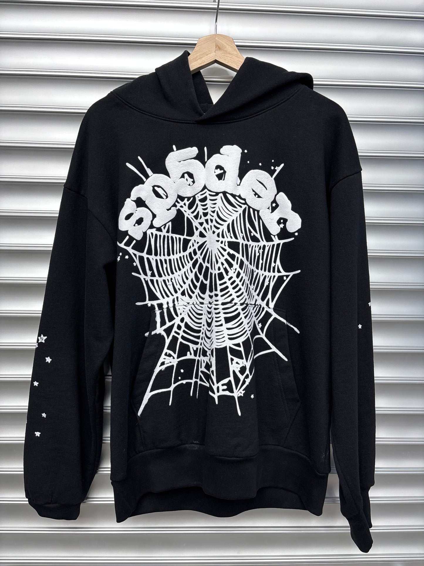 Spider Black Hoodie - M