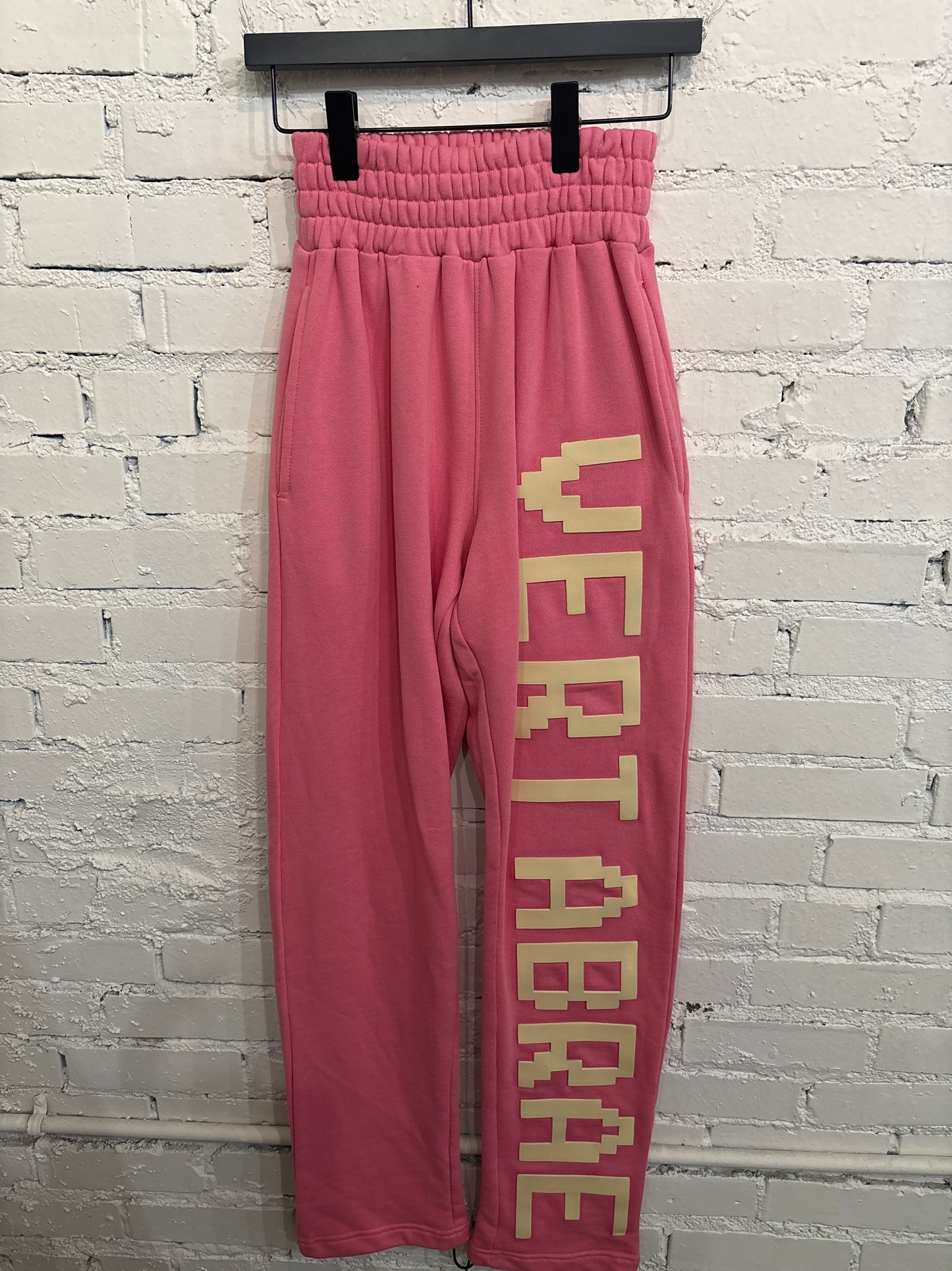 Pink Vertbrae Sweatpants - L