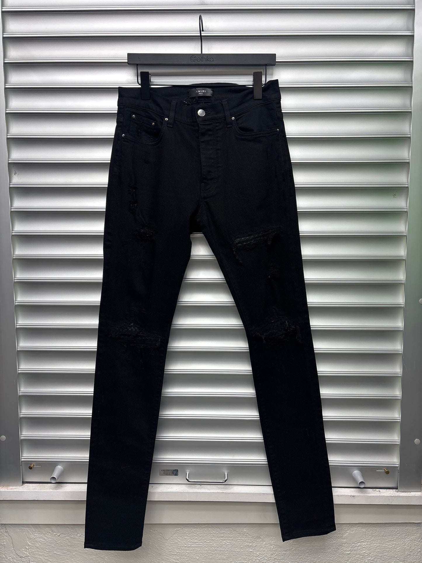 Amiri Black MX-1 Denim - 33
