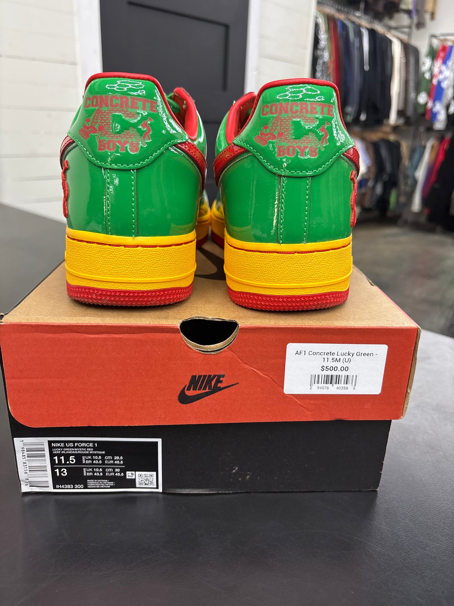 AF1 Concrete Lucky Green - 11.5M (U)