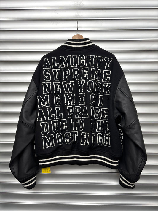 Supreme Almighty Varsity Black - M**