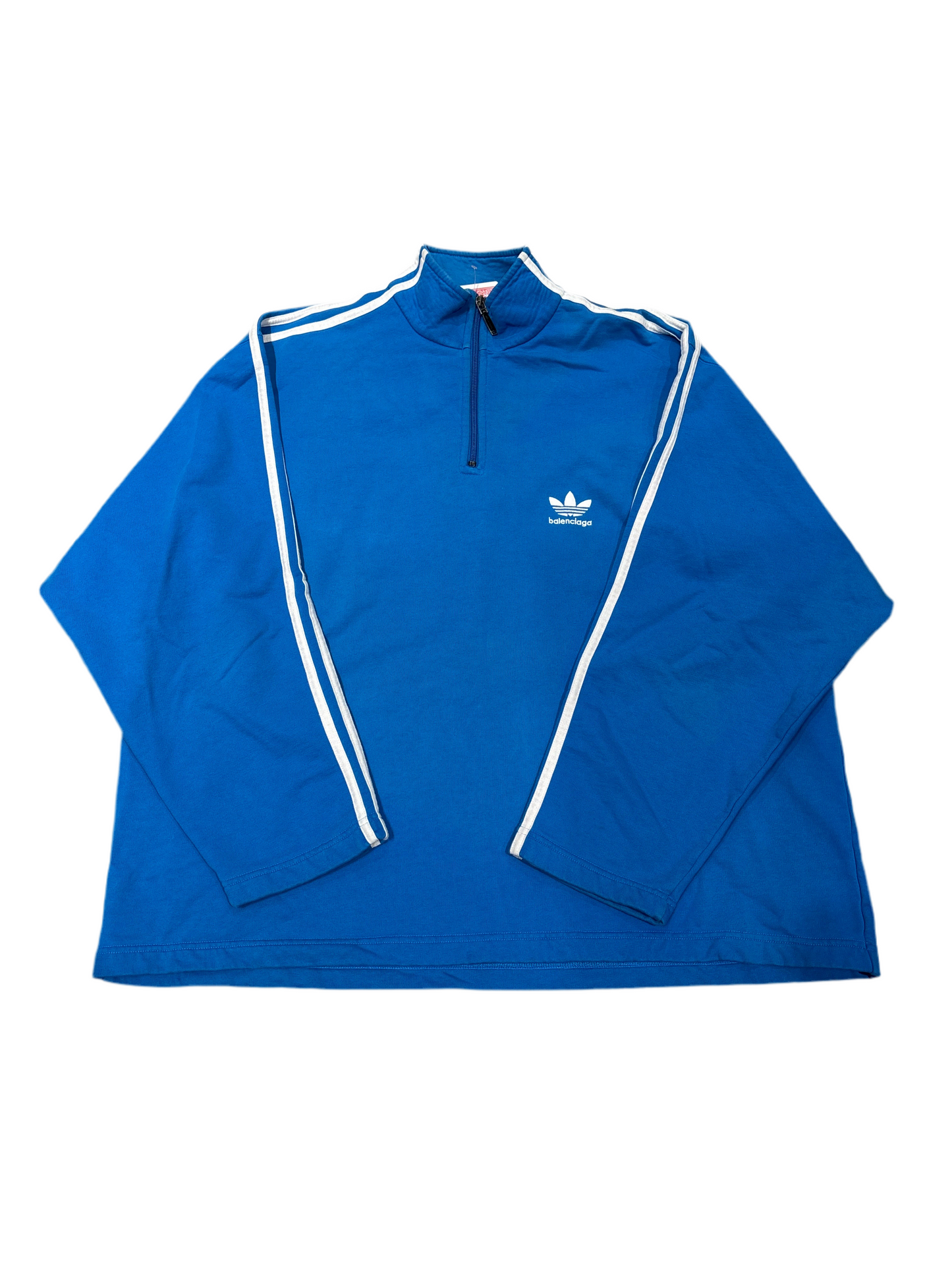 Balenciaga Adidas Blue Track Half Zip