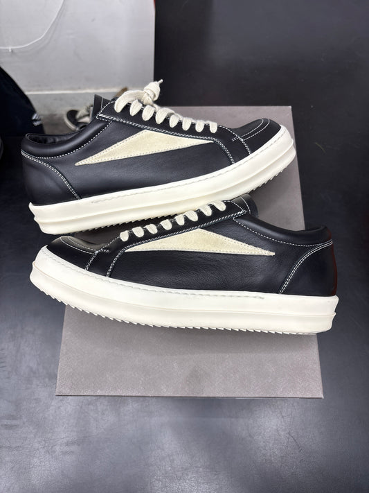 Rick Owen Vintage Low Black Leather (U) - 41.5**