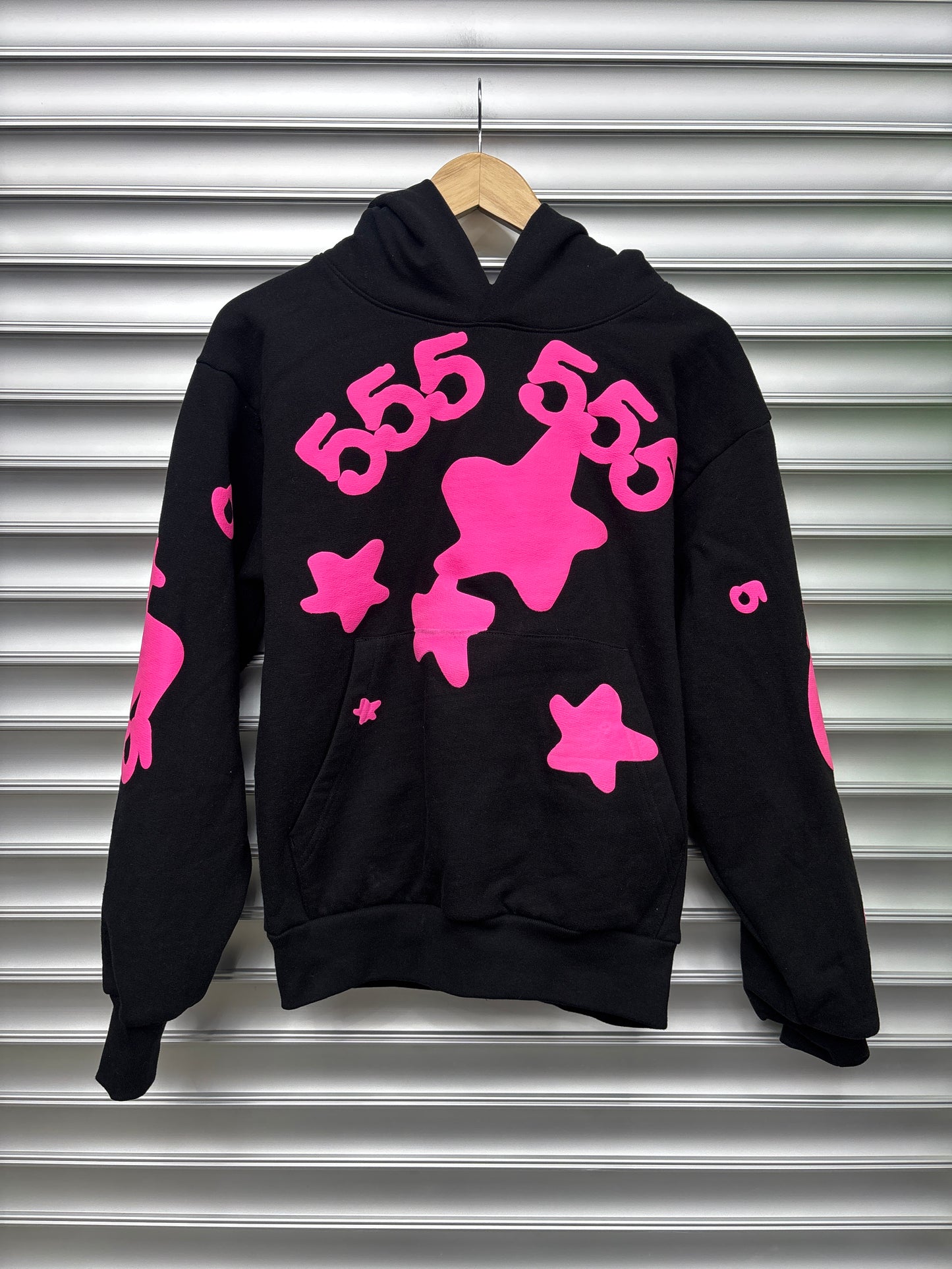 Spider Black/Pink Hoodie - XS