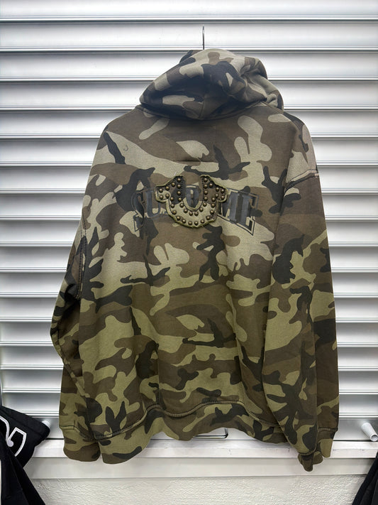 Supreme True Religion Camo Zip Up - XL**