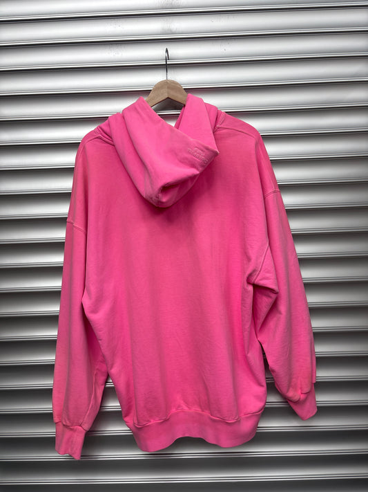 Balenciaga Pink Zip Up Hoodie - L**