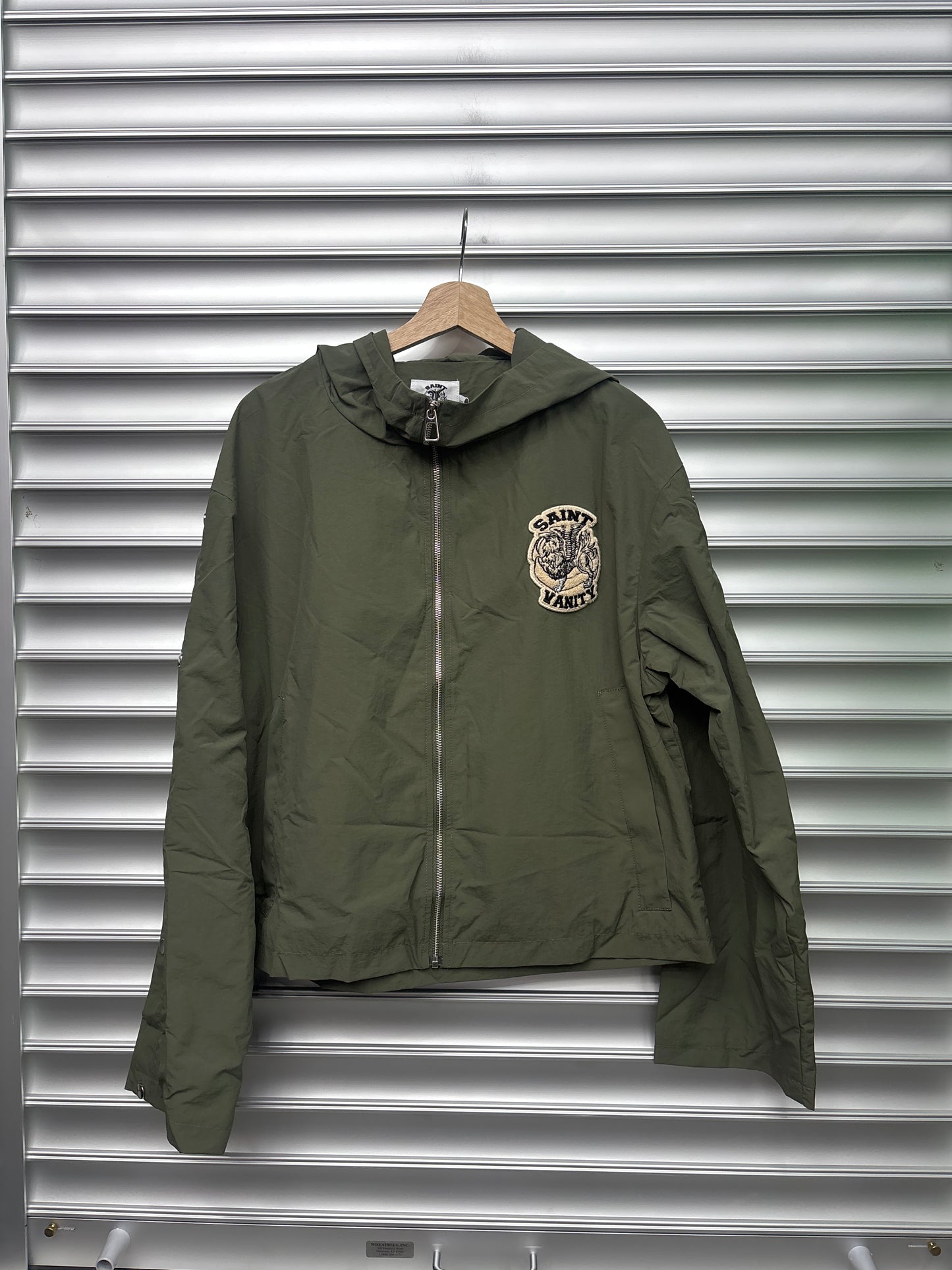 Saint Vanity Green Nylon Jacket - S