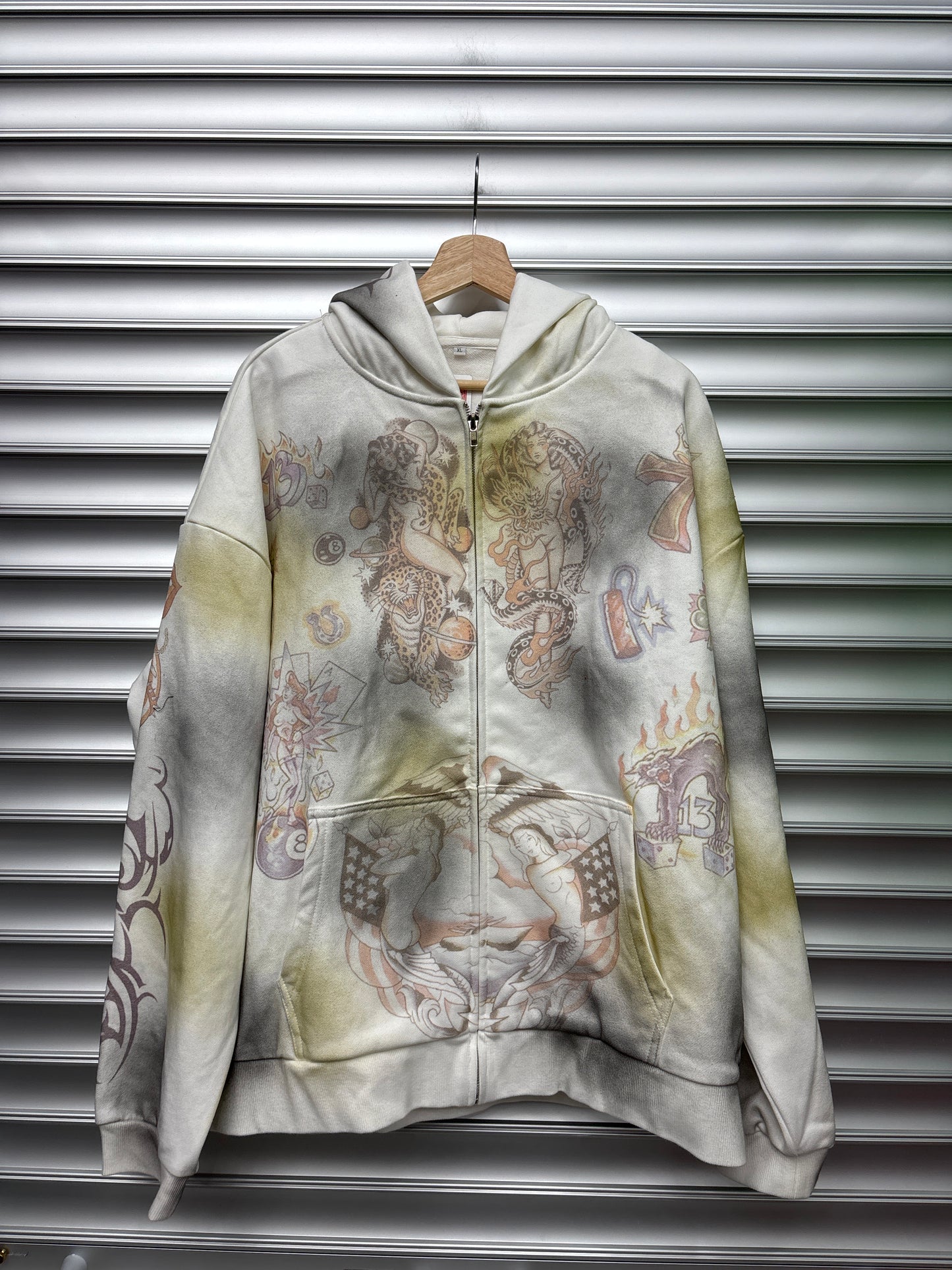 5undergod White Hoodie - XL