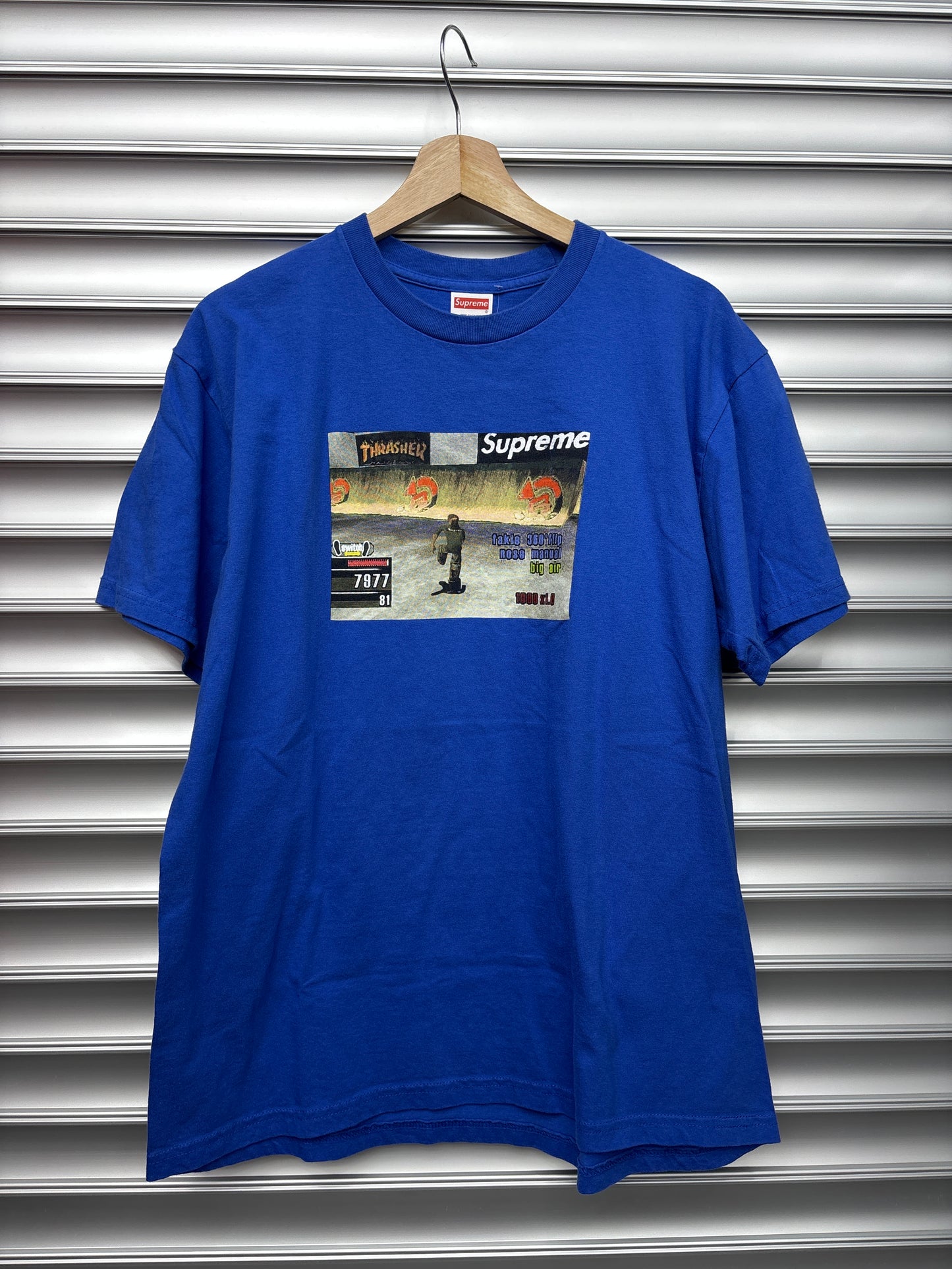 Supreme Thrasher Blue Tee - L