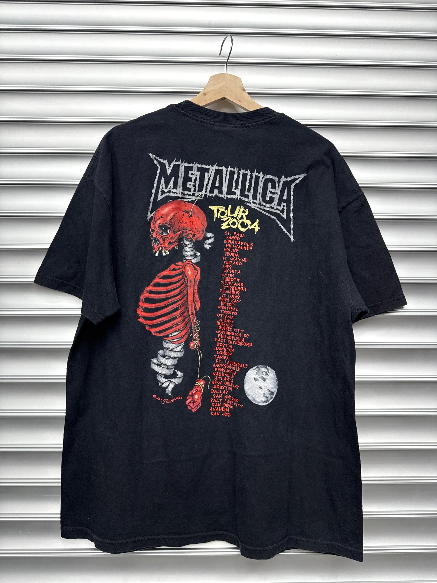 Vintage Metallica Red Skull Tee - XL