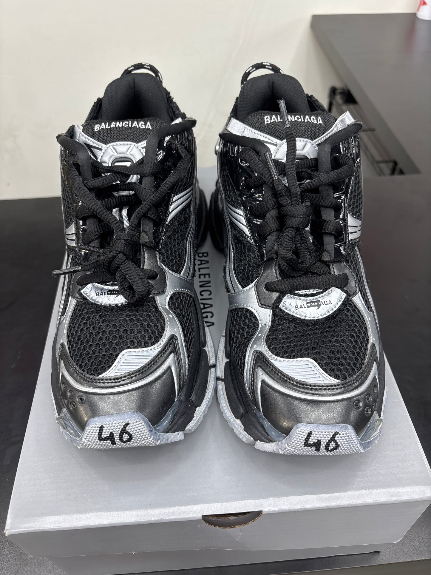 Balenciaga Runner Silver/Black (U) -46 (13)