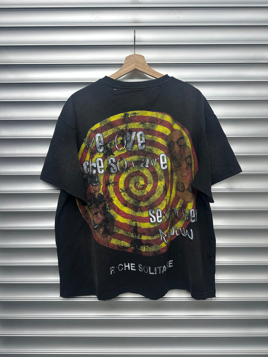 Solitaire Riche Rhinestone Tee - M **