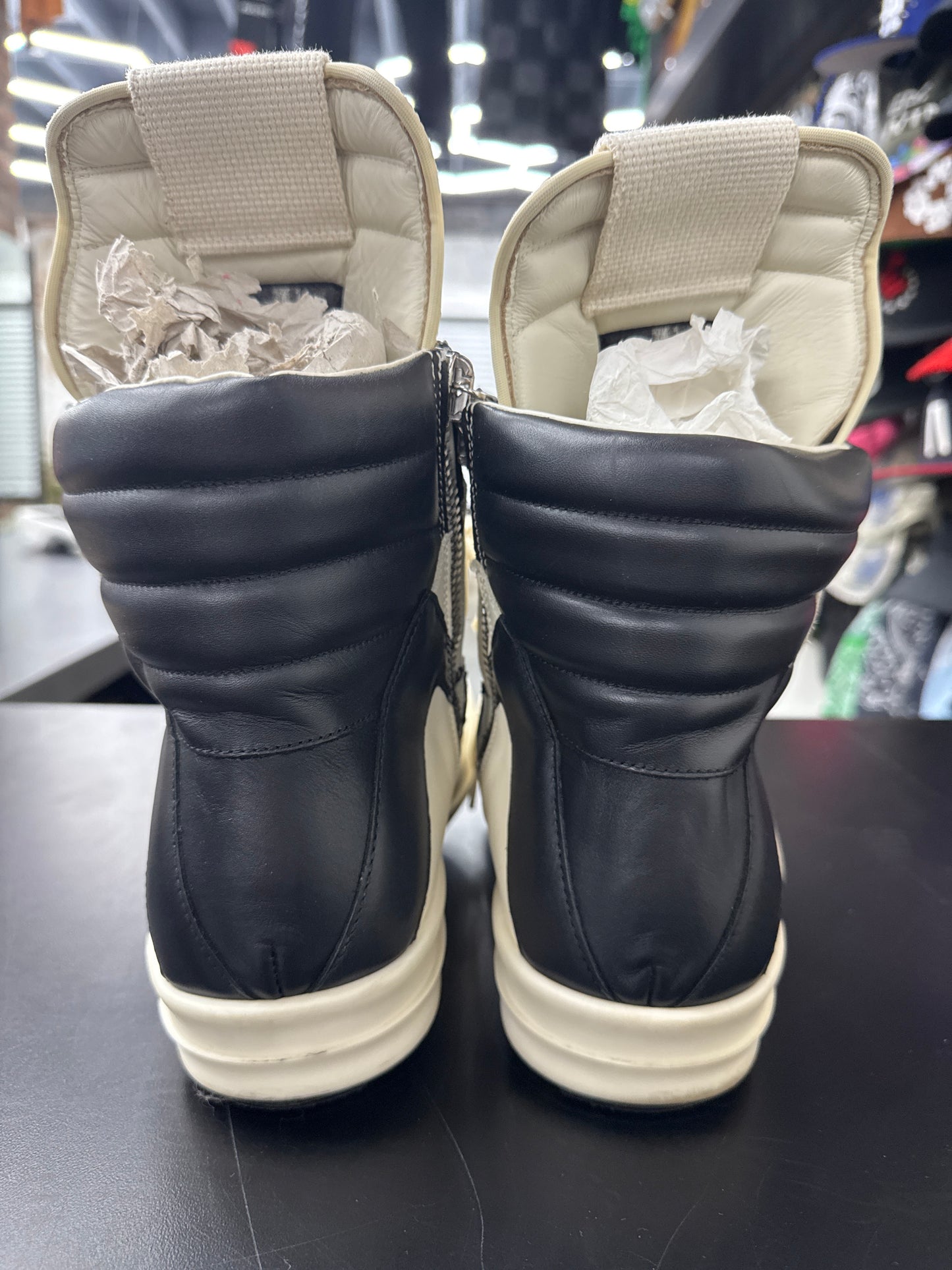Rick Owen Geobasket Milk/Black (U) - 44.5 (NB)