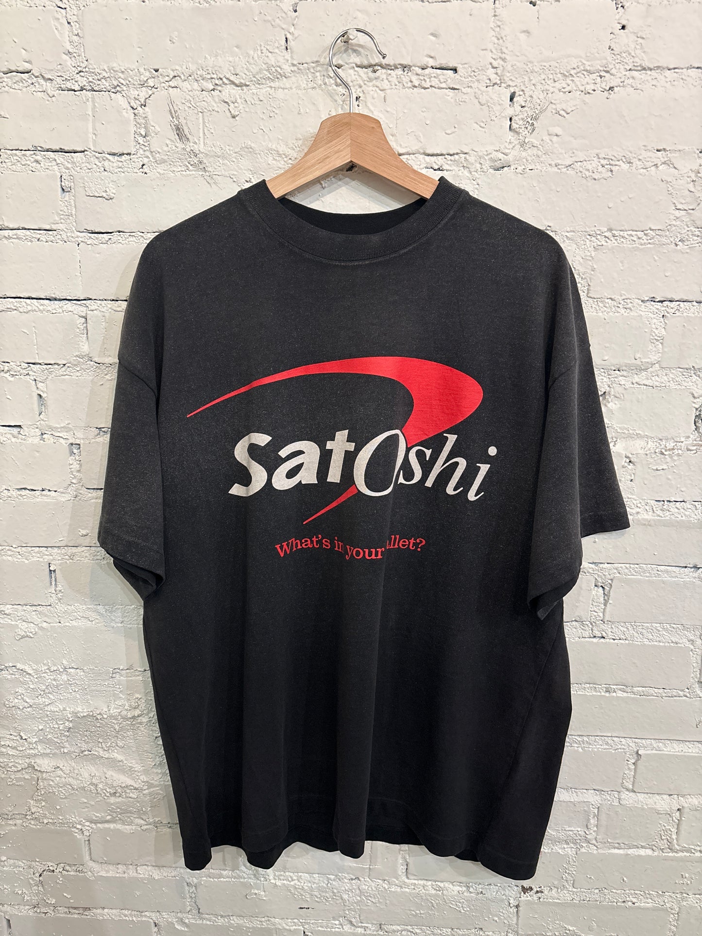 Satoshi Nakamoto What's In Your Wallet Tee - L