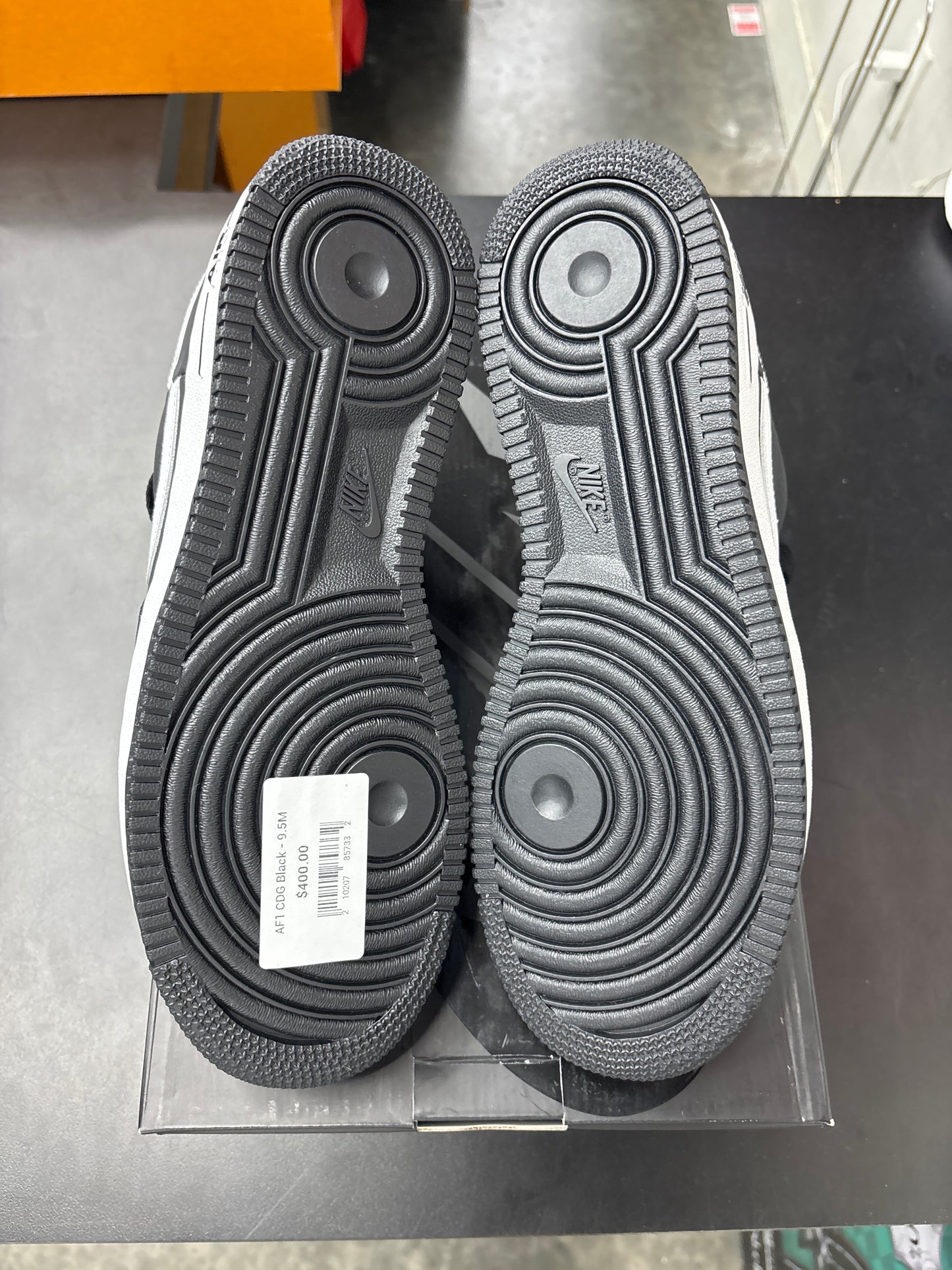 AF1 CDG Black - 9.5M