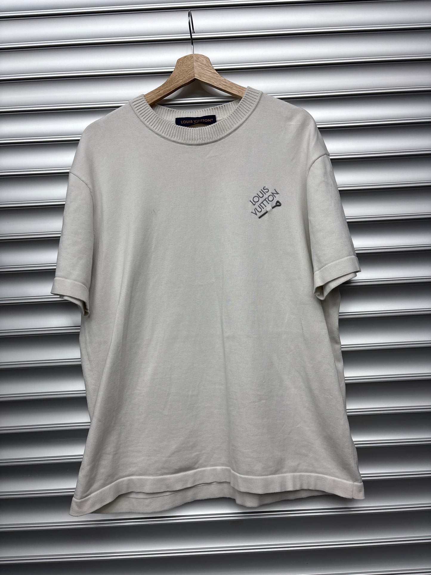 Louis Vuitton Key White Crewneck Tee - M
