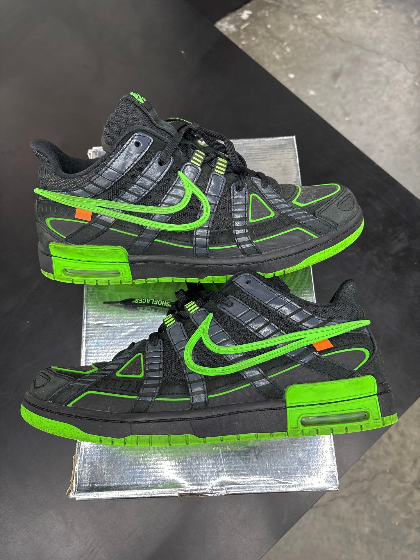Nike Off White Rubber Dunk Green - 12M (U)