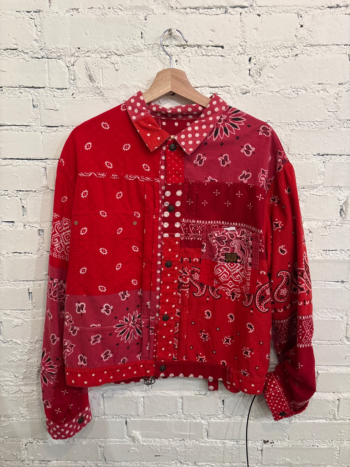 Red Kapital Reversible Bandana Shirt - 5