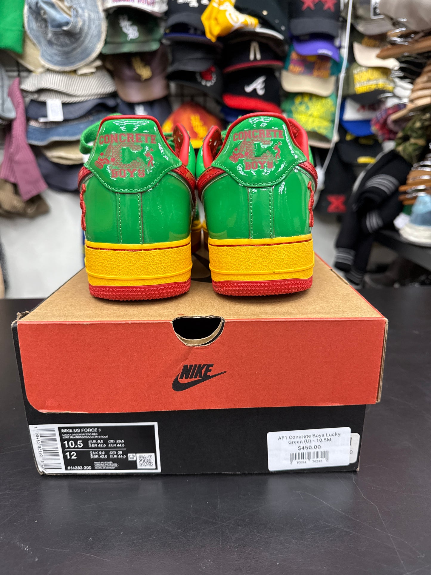 AF1 Concrete Boys Lucky Green (U) - 10.5M