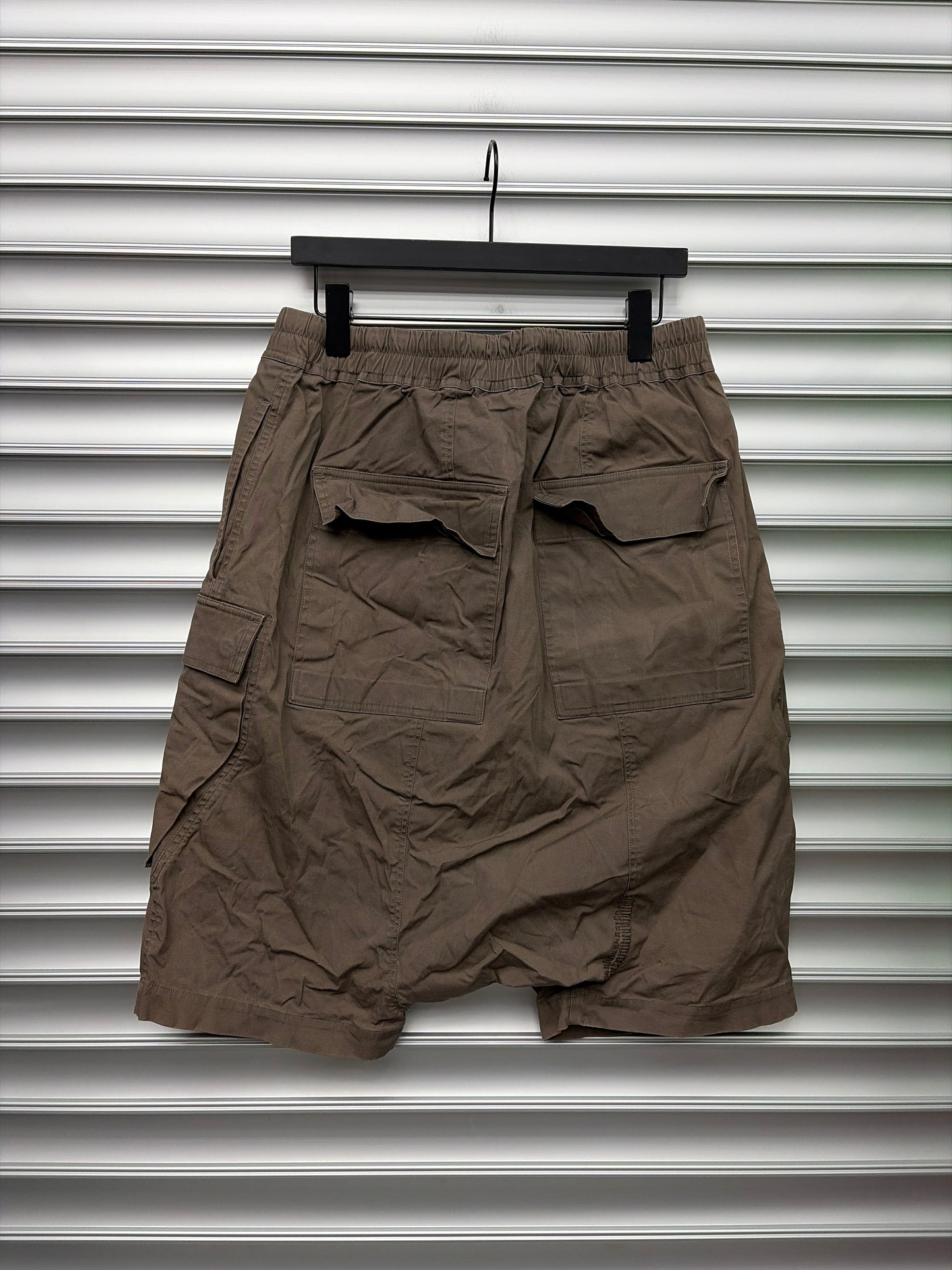 Rick Owens Brown Cargo Shorts - 50