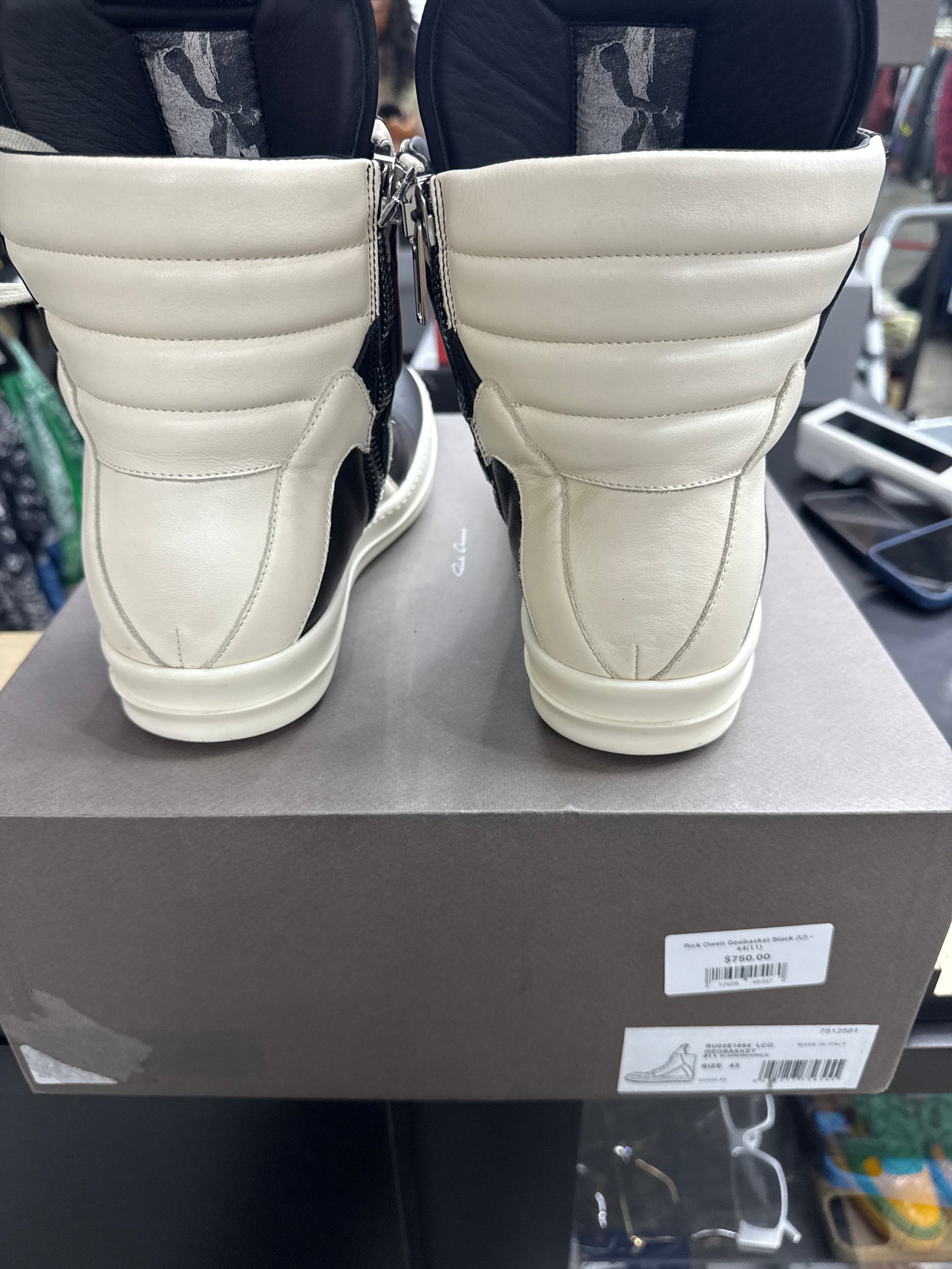 Rick Owen Geobasket Black (U) - 44(11)