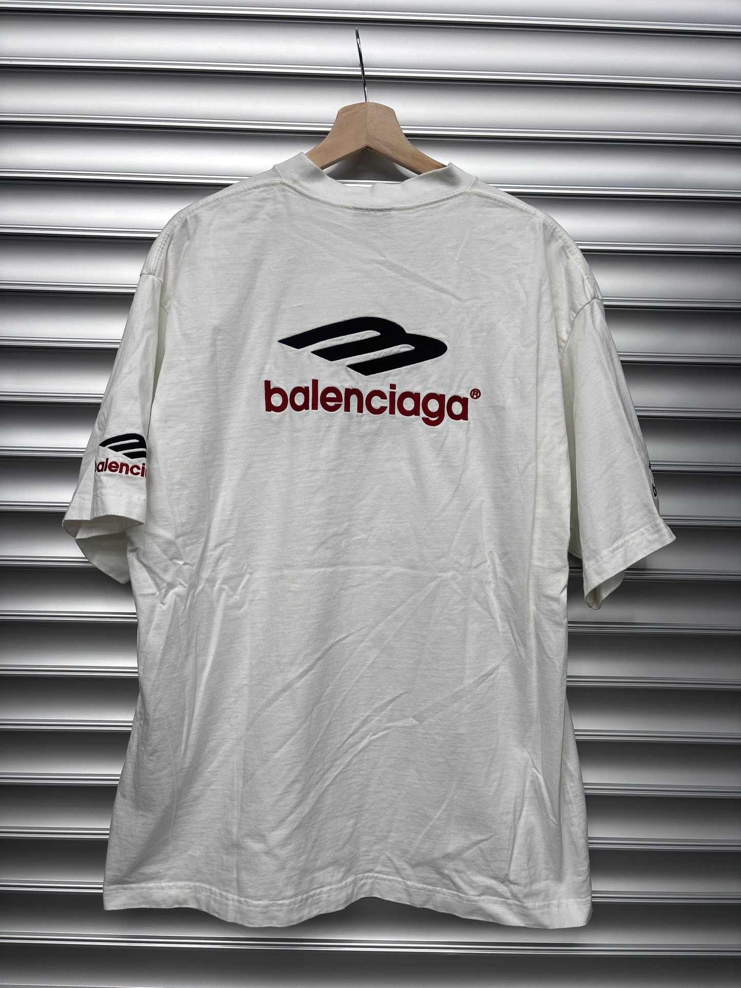 Balenciaga 3B White Tee - M