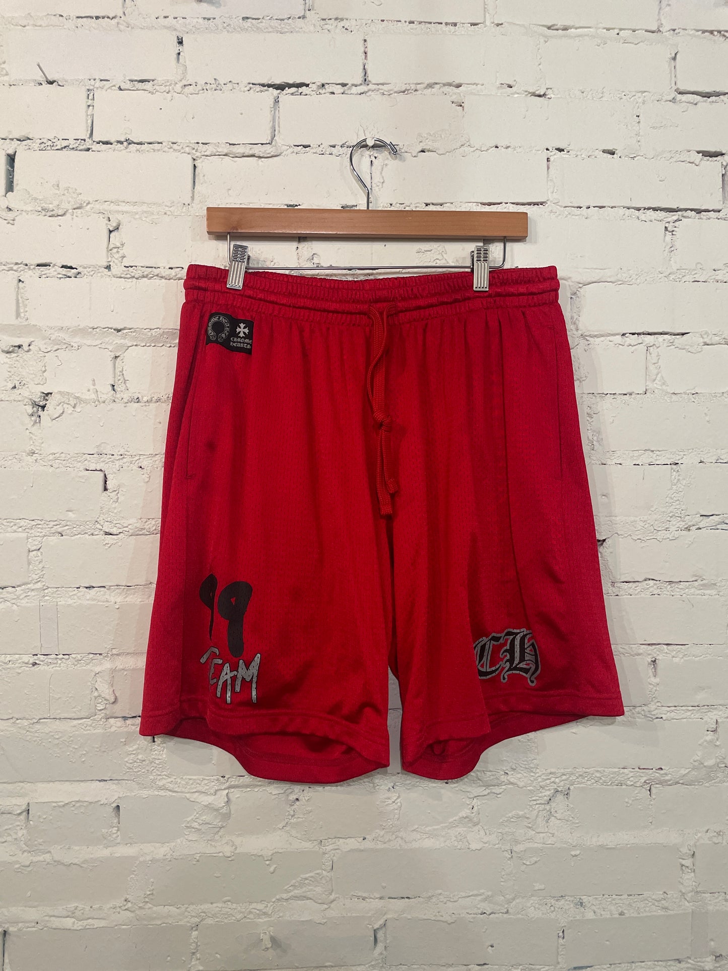 Chrome Hearts Red Mesh Shorts - XXL