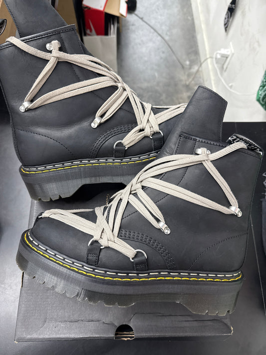 Rick Owen Dr Marten Quad Sole Mega Lace (U) - 11M
