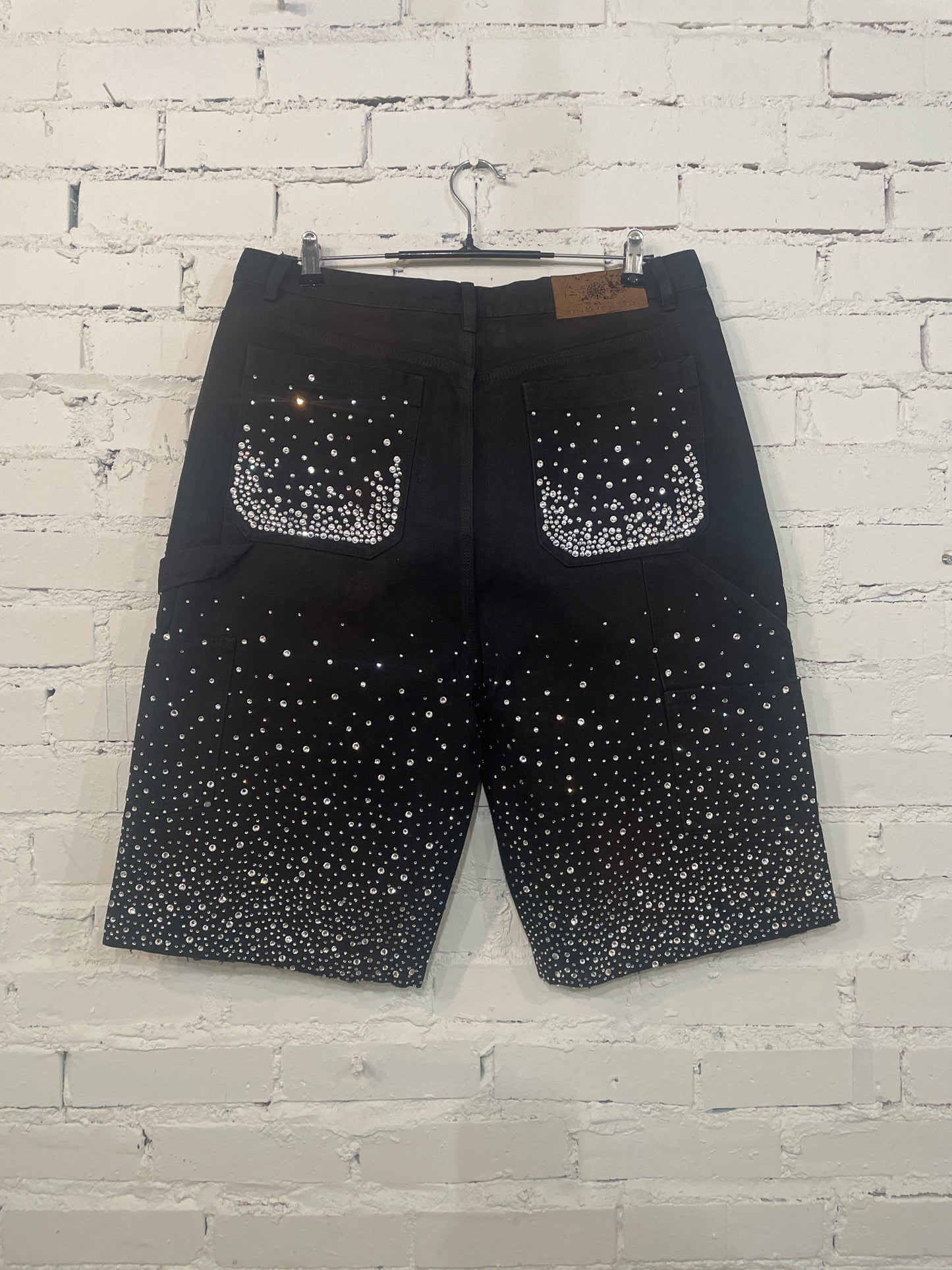 BORC Dazzling Denim Shorts Brown - L
