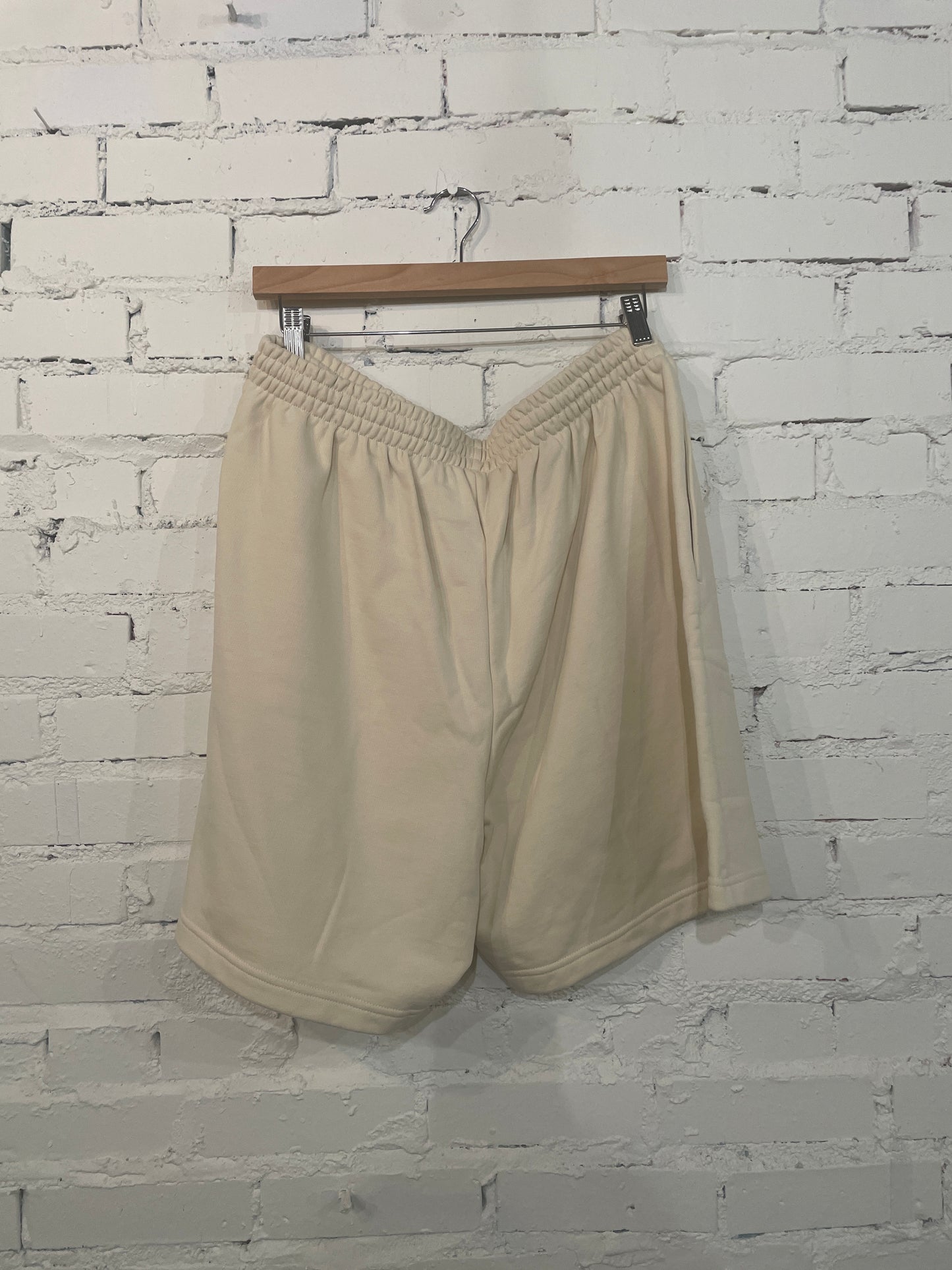 Balenciaga Cream Campaign Shorts - L