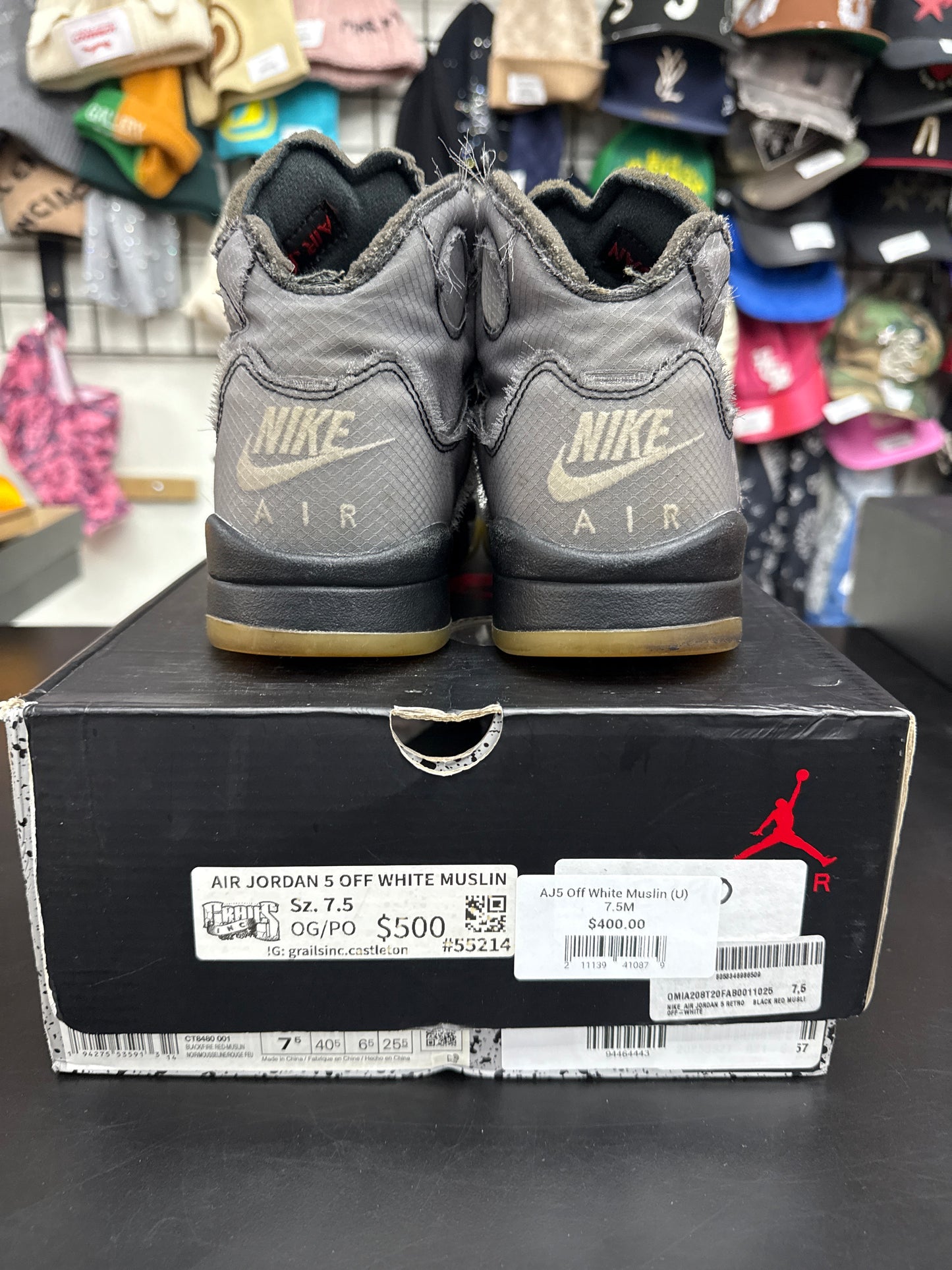 AJ5 Off White Muslin (U) - 7.5M