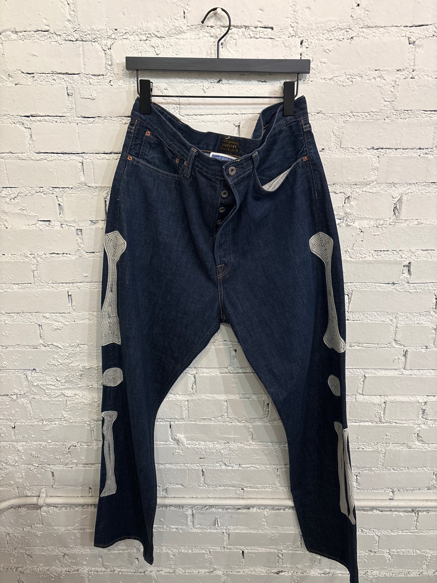 Kapital Bone Blue Denim - 36