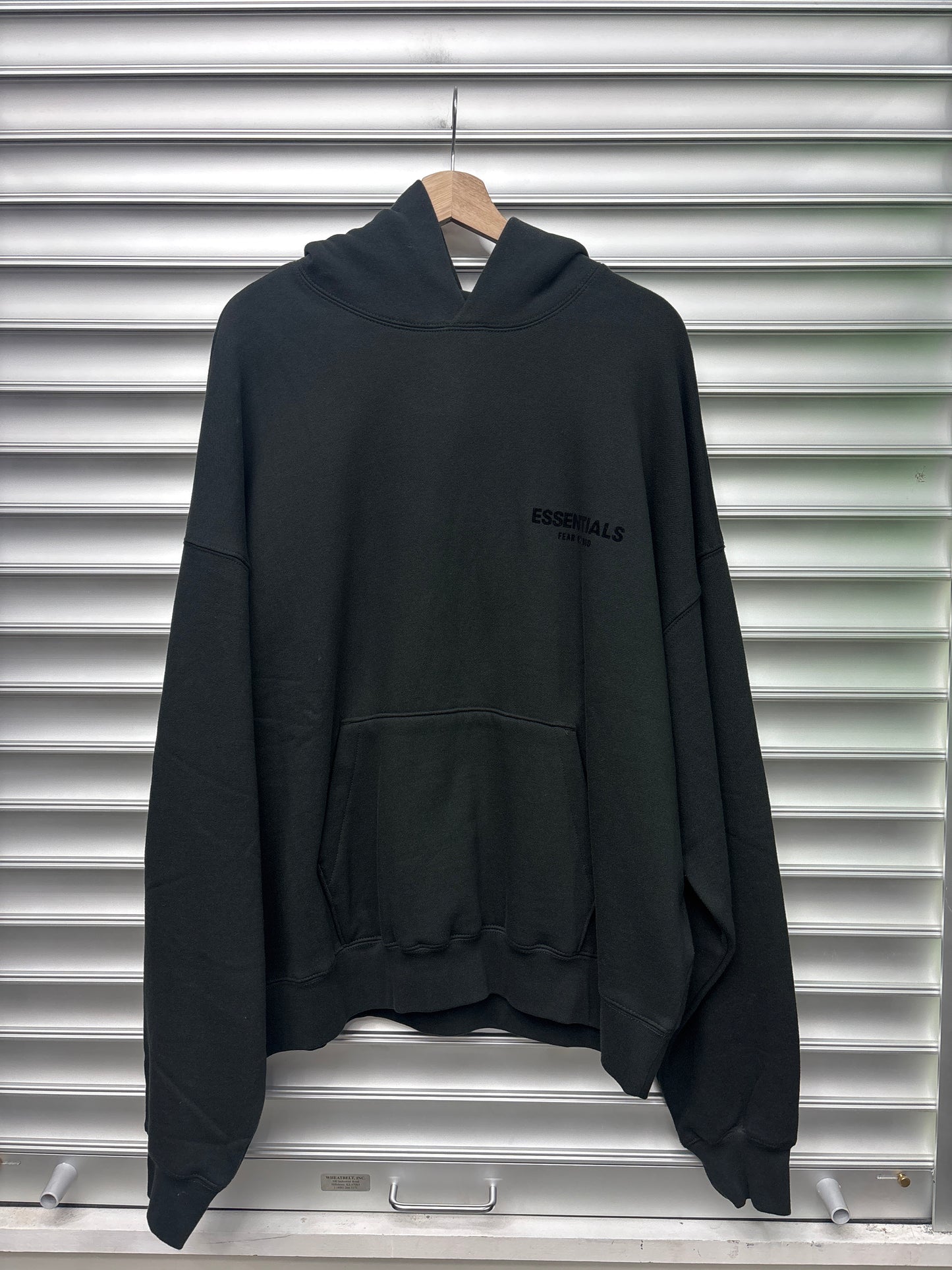 Essentials Black Hoodie - M